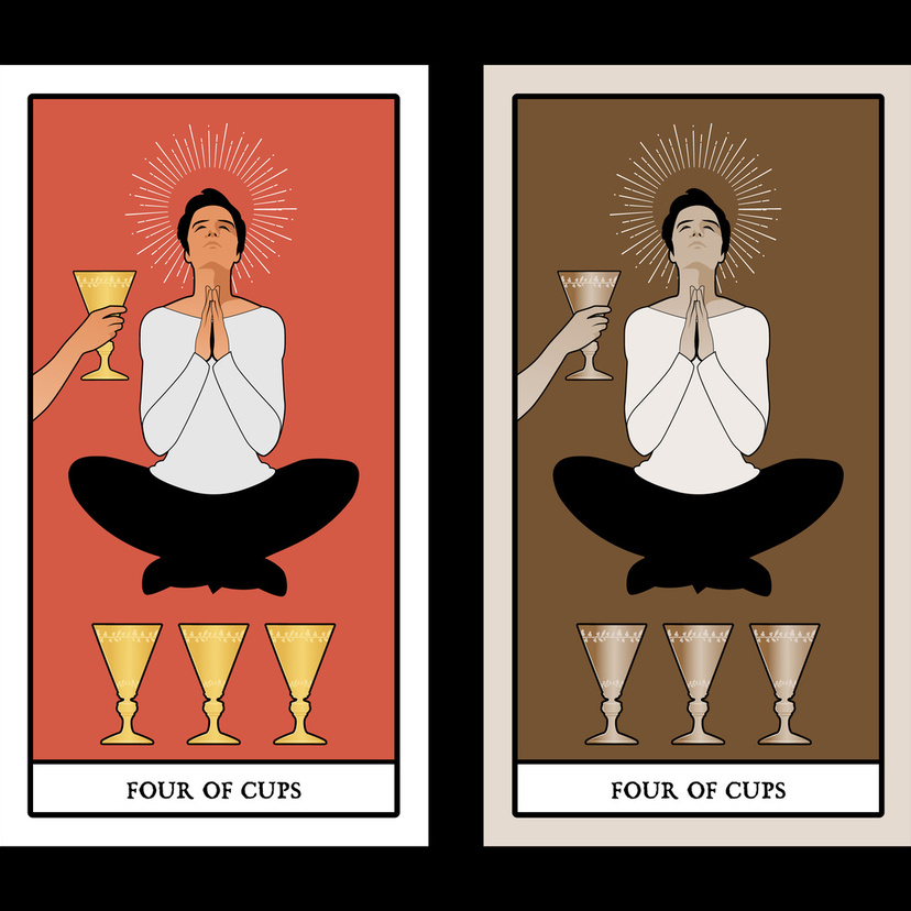 4 de Copas no Tarot: significado, história, amor, trabalho e mais!