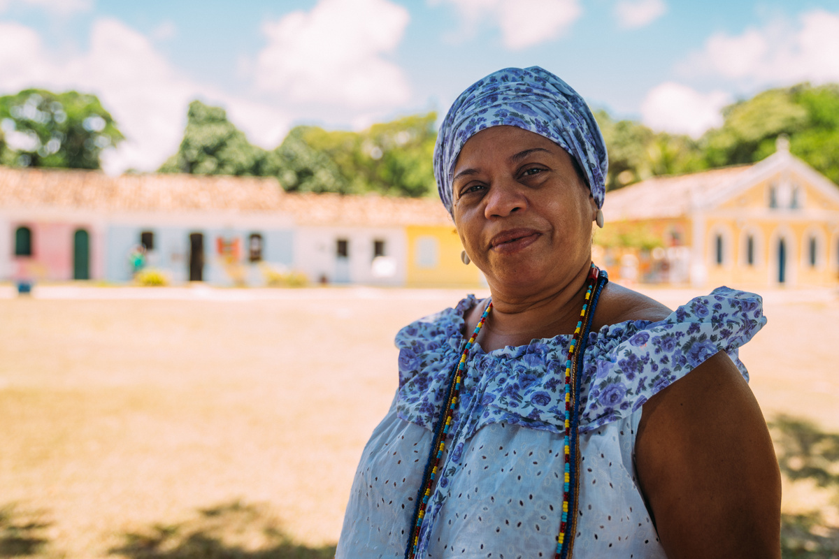 Mãe de santo da Umbanda.