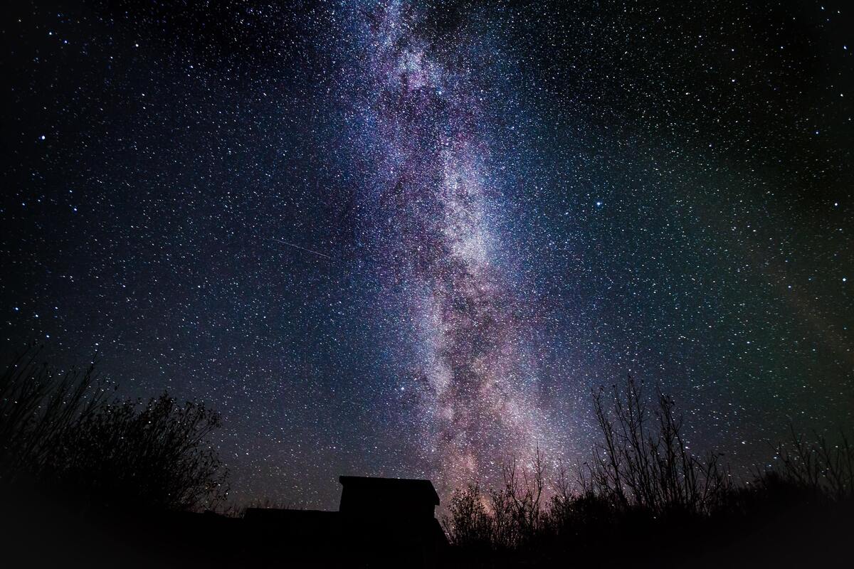 Sonho com planetas da via láctea