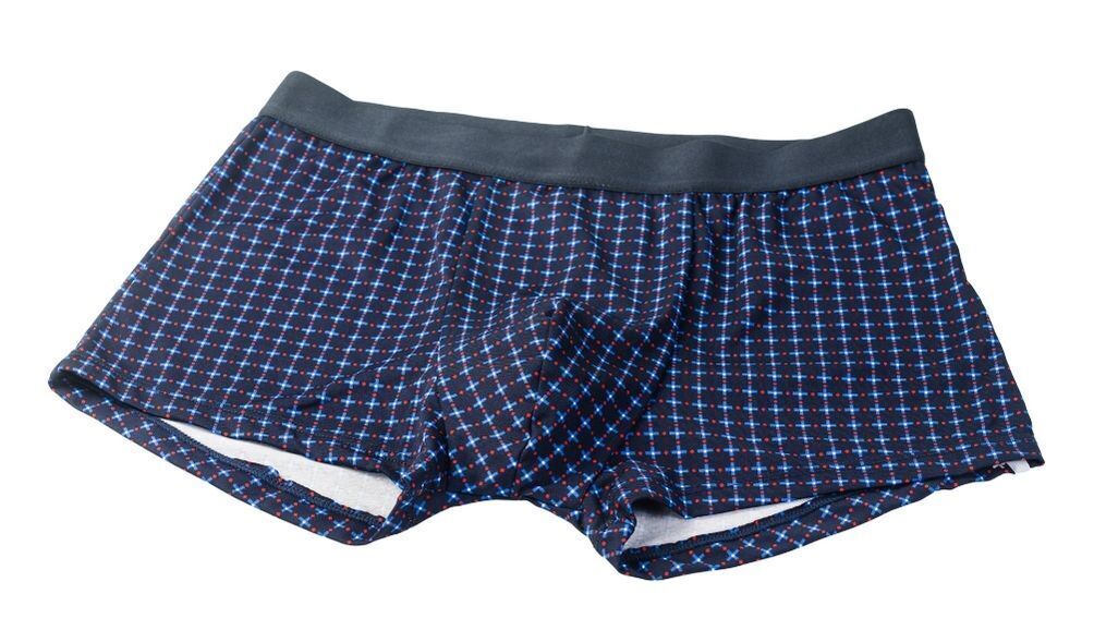 Imagem de uma cueca azul