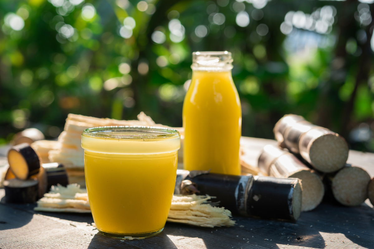 Caldo de cana-de-açúcar