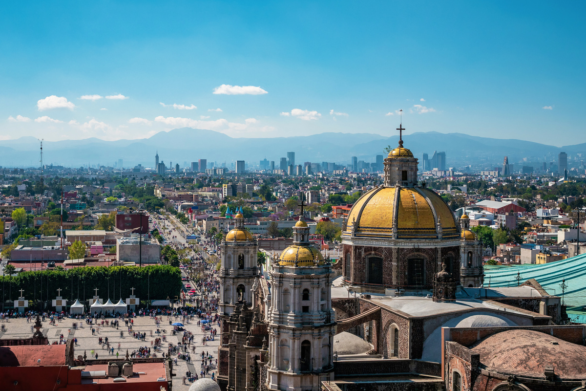 Igreja de Nossa Senhora de Guadalupe no México