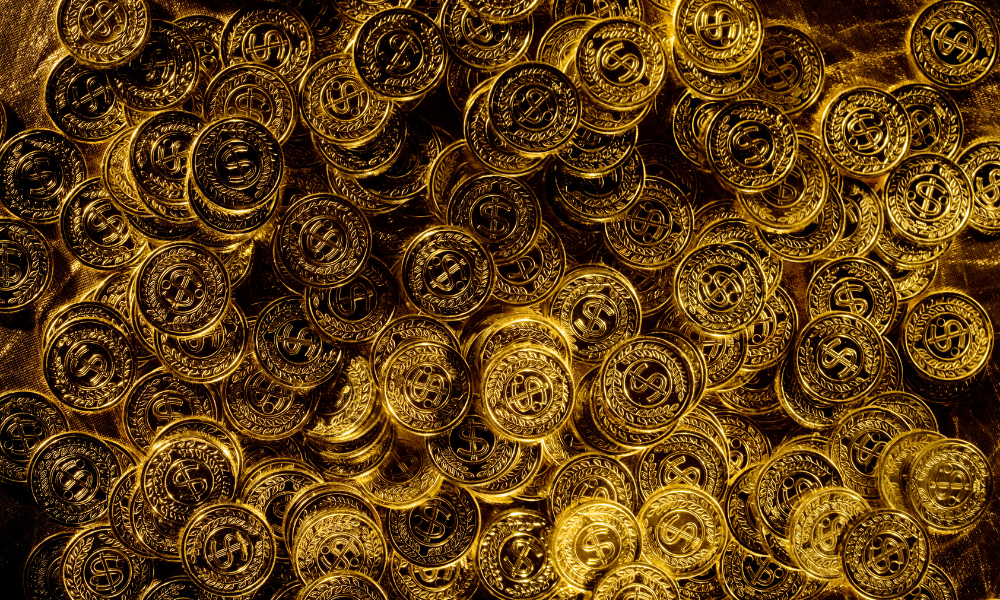 moedas de ouro