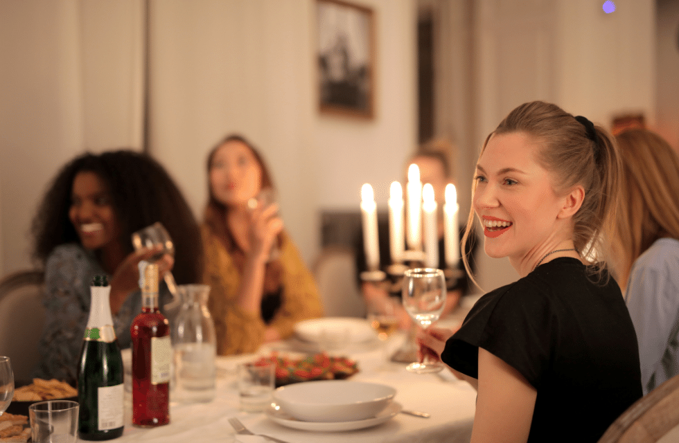 Jantar em família no sonho