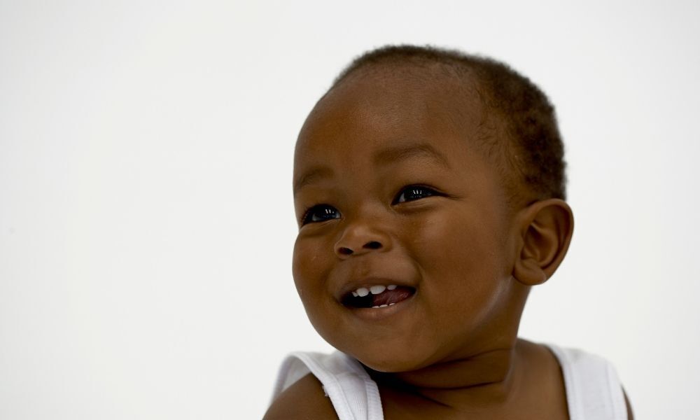 bebê sorrindo