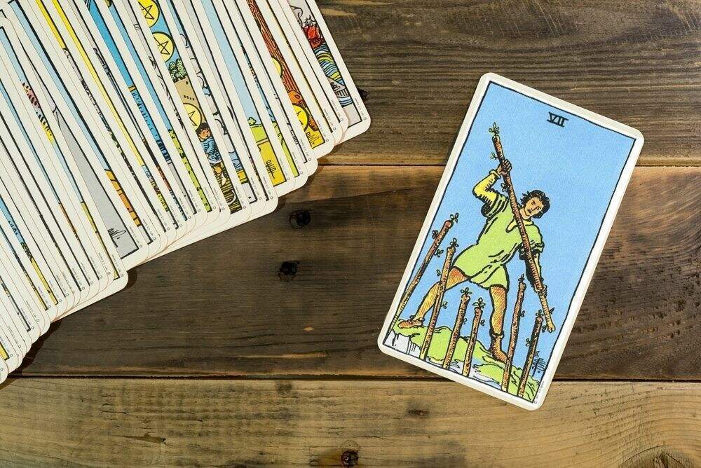 Carta 7 de Paus no tarot