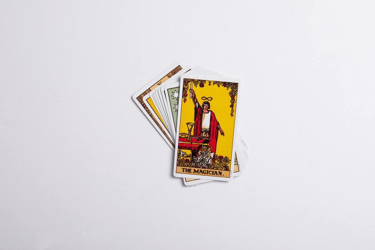 Baralho de Tarot. 