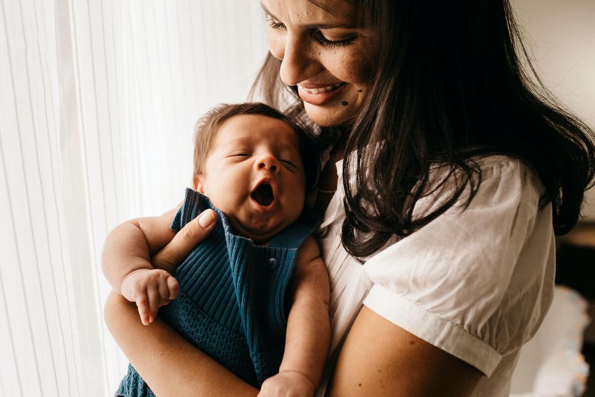 Mãe e filho.