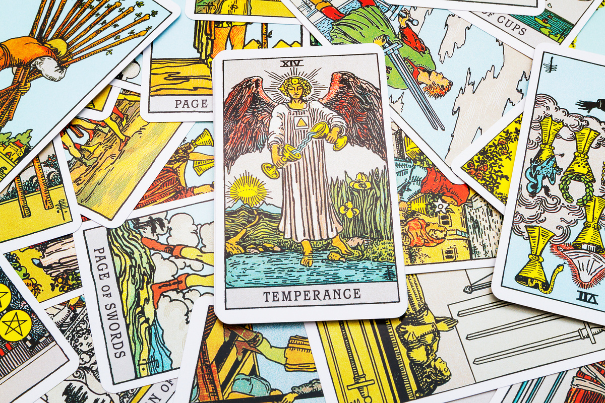 Carta A Temperança do Tarot