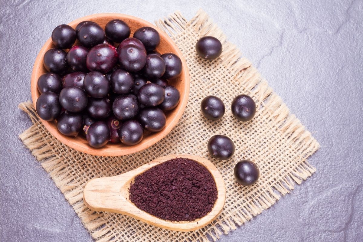 Pote de açaí.