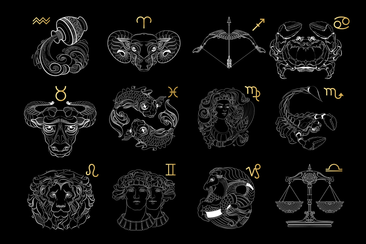 Símbolos dos signos do Zodíaco