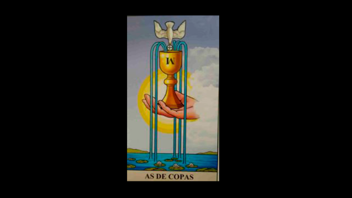 Carta Ás de Copas do Tarot