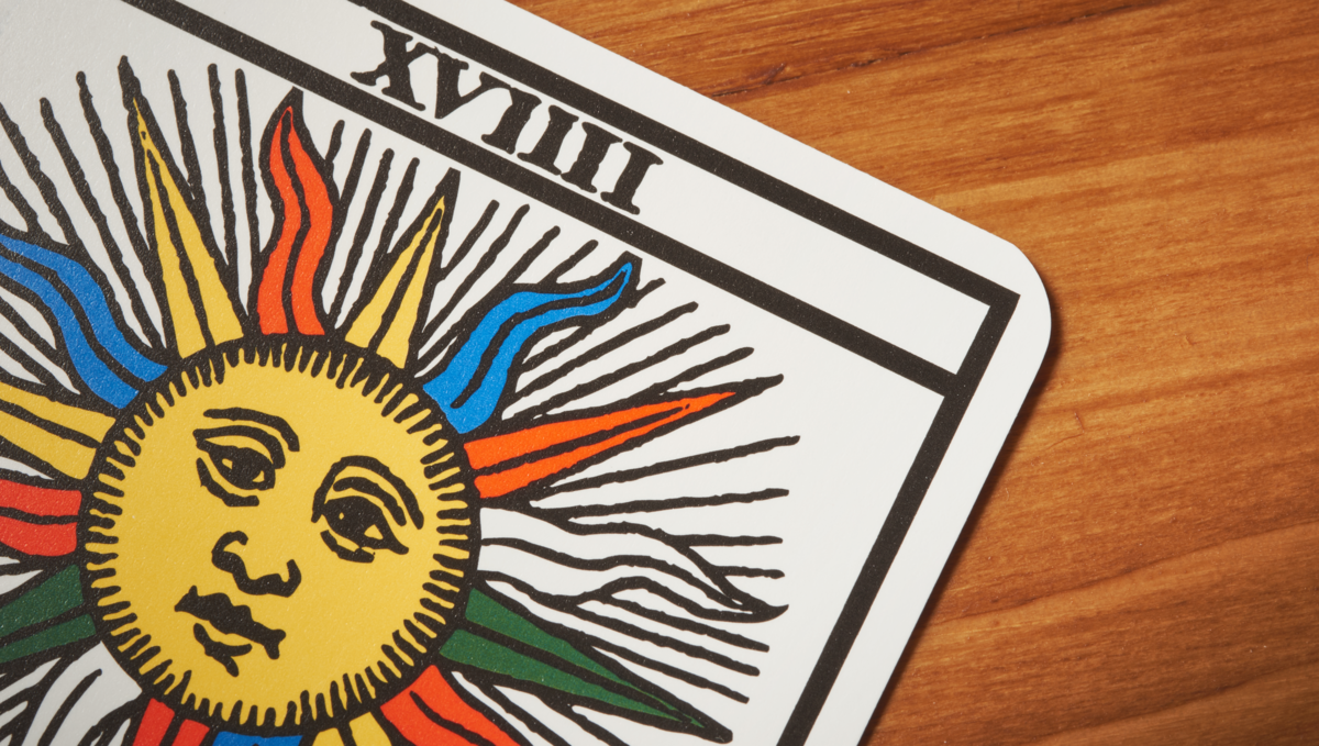 Carta de tarot do sol.