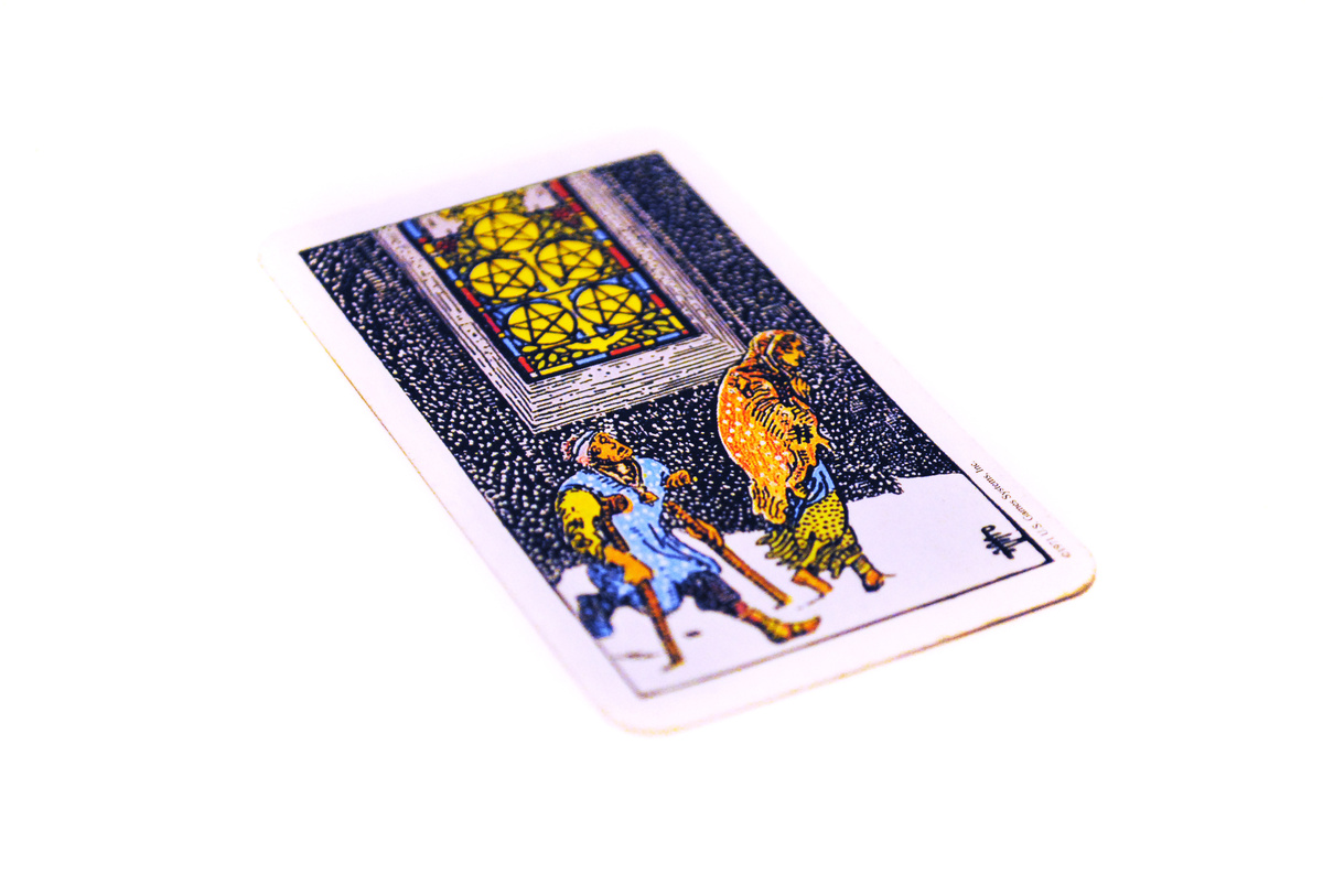 Carta 5 de Ouros no Tarot