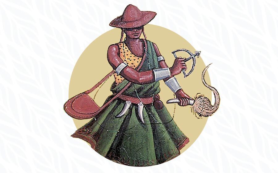 Ilustração do Orixá Oxóssi