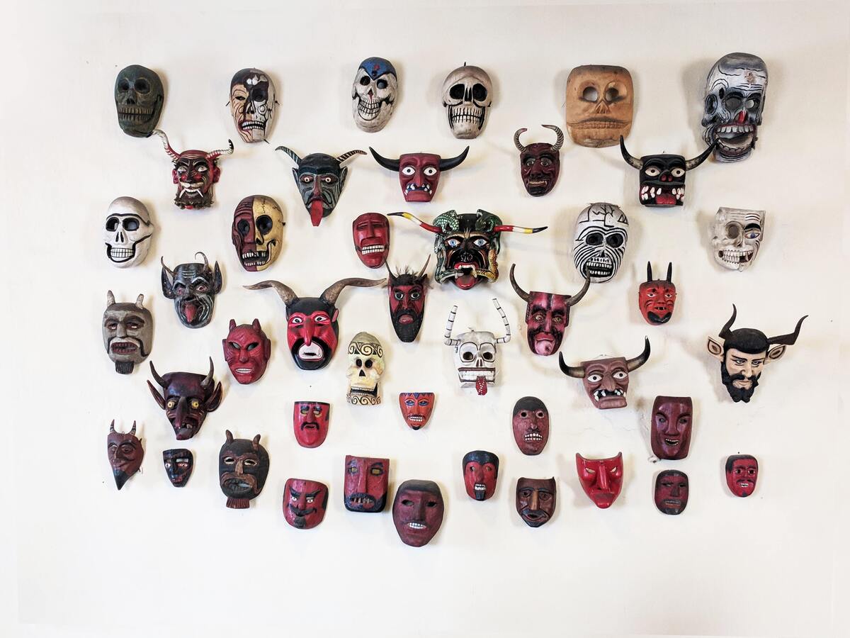 Máscaras de terror. 